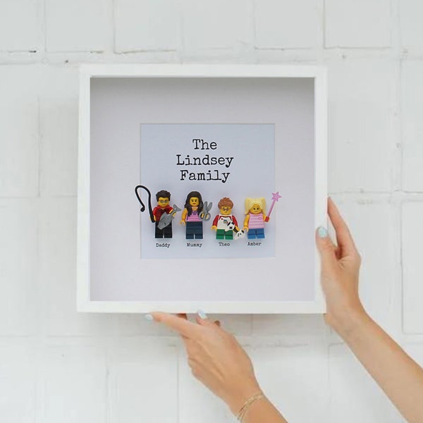 Personalized Family LEGO® Frame, Personalized LEGO® frame, LEGO® frame, gifts for family, personalized gifts, Mothers Day