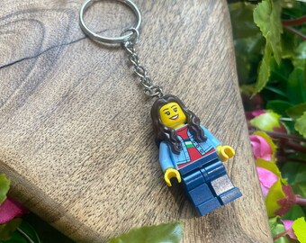 Personalised LEGO® Figure Keychain, LEGO® keychain, Personalised LEGO® Keychain, Gifts for him, gifts for her,