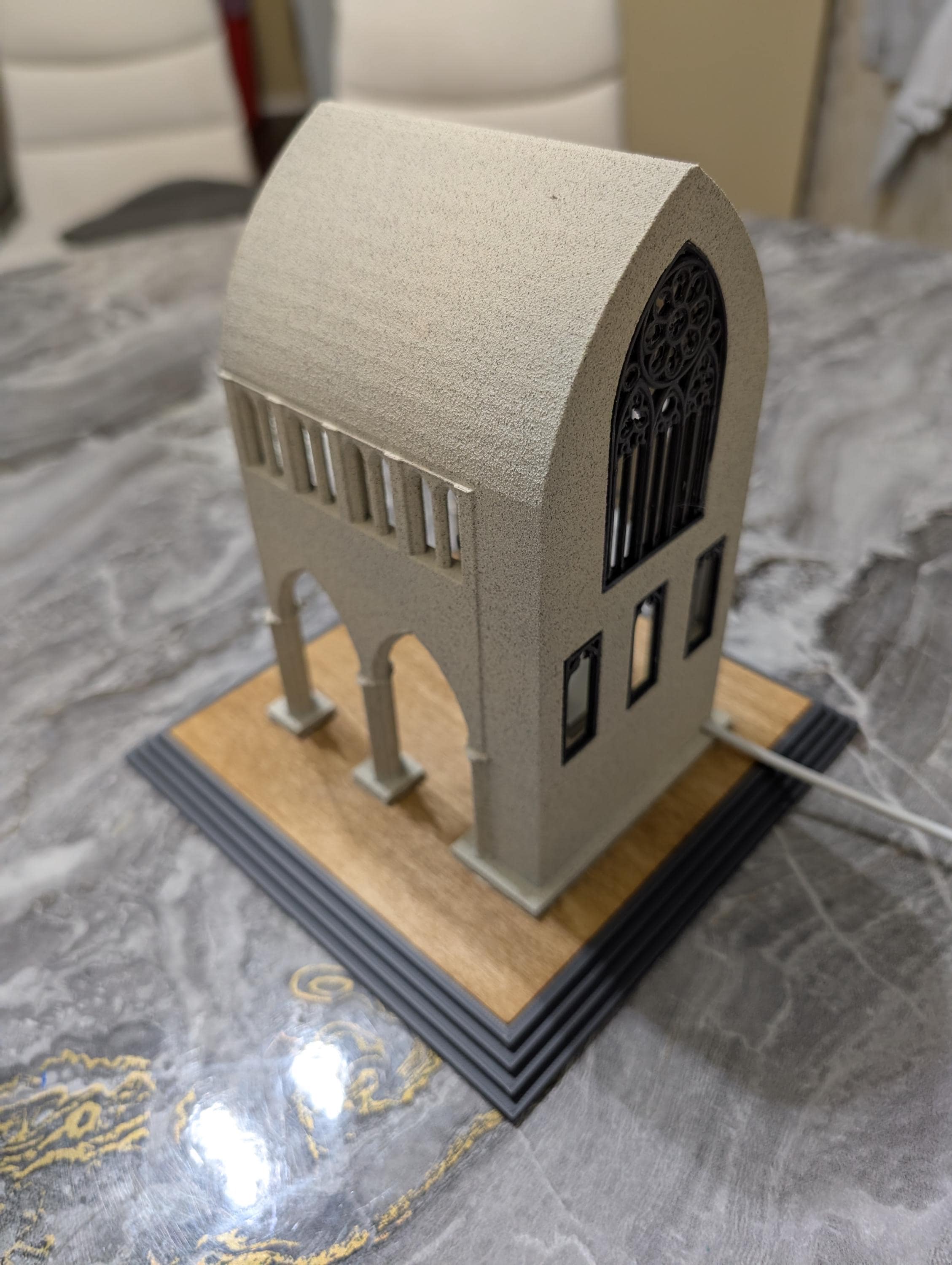 Mini-Kirchenlampe Jesus gekreuzigt Jungfrau Maria Jesus mit Heiligem Herzen