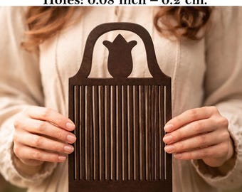 Antique weaving board 1800 years lacing threading loom digital file craft