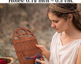 Antique Danish weaving loom digital file fiber art table demper 1844