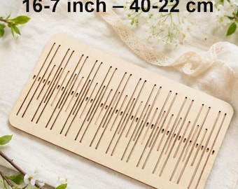 Double slotted rigid heddle with 21 slot for band weaving medieval tool for craft