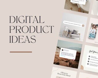 Get my e-book packed with digital product ideas!