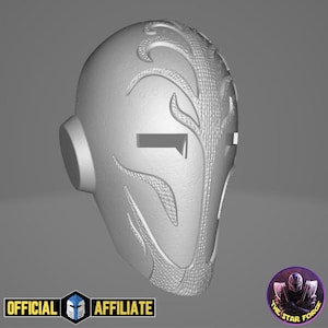 Jedi Temple Guard Mask - Raw 3D Print