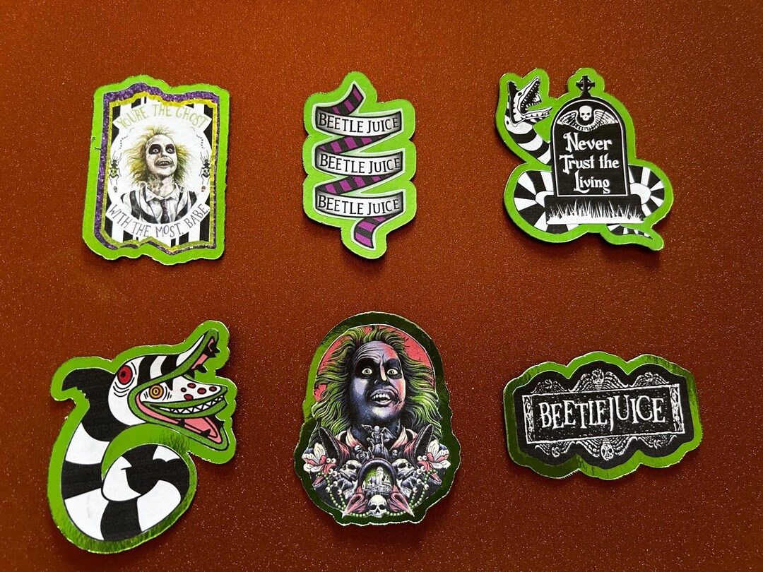 Beetle Juice Cupcake Toppers Birthday, Halloween, Party - Etsy