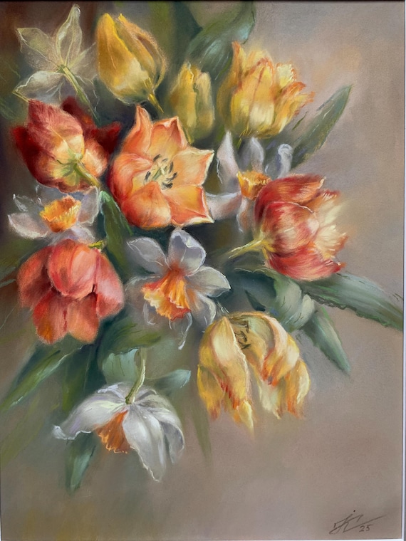 花のパステル画 A4サイズ 花のパステル画 A4サイズ 花のパステル画 A4