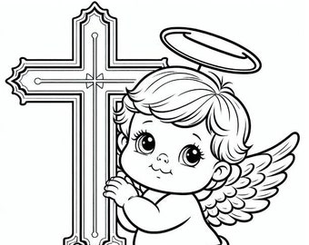 Sunday Spirit Printable Coloring Page | Kids Church Coloring Page