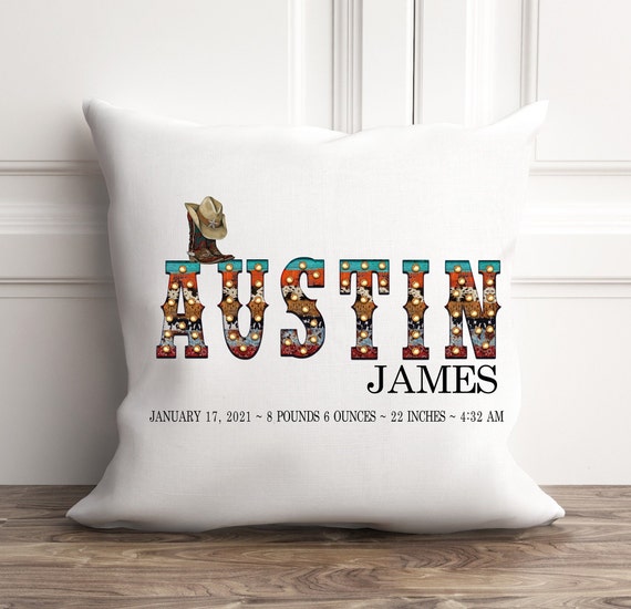 Decorative Pillows Home & Living Nursery Decor Keepsake Personalized