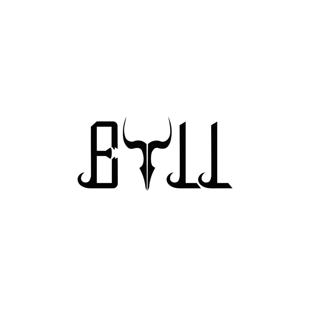 BULL Written Pdf and Png Digital Product - Etsy