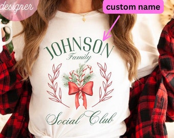 custom family christmas social club design PNG design custom christmas png custom family design custom social club PNG Christmas family