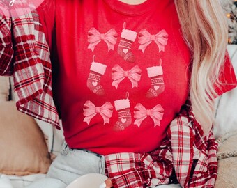 Christmas theme PNG sublimation trendy Christmas png coquette PNG digital download xmas stocking PNG girly Christmas design png sublimation