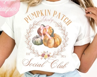 pumpkin patch social club PNG sublimation fall coquette png thanksgiving PNG digital download soft girl era PNG girly bows png sublimation