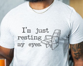 I'm just resting my eyes PNG Father's Day design PNG dad joke PNG sublimation funny dad design png I'm not sleeping png trendy sublimation