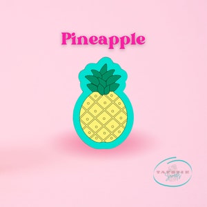 Pineapple Cookie Cutter – Pineapple Summer Clay Cutter, Cookie Cutter, Fruit Cookie Cutter, Fruit Clay Cutter, Food Safe 3D Printed