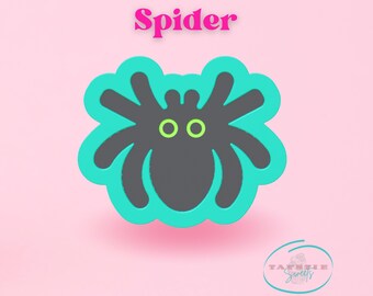 Spider-koekjes uitstekers - Halloween-spin koekjes uitstekers, spinnensnijder, spinnenweb koekjes uitsteker, Halloween koekjes uitsteker, 3D-geprinte uitsteker