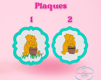 Plaques Cookie Cutters – Plaque Cookie Cutters Set2, Plaque Cookie, Plaque Name Cutter, Cookie Cutter Personalized 3D Printed Cookie Cutters