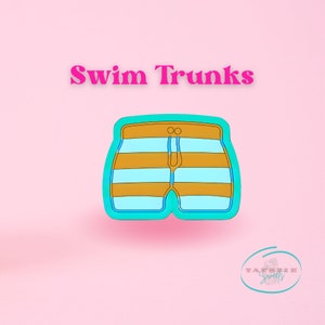 Swim Trunks Shape Cutter Etsy