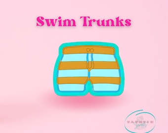 Swim Trunks Cookie Cutter – Shorts Swim Trunks Cookie Cutter, Cookie Cutter Swim Trunks, Summer Beach Board Shorts, Swim Trunks Shape Cutter