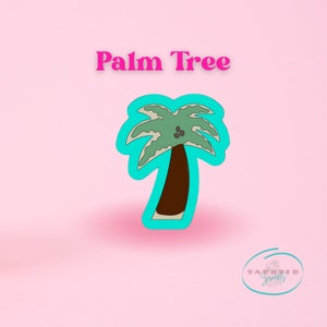 Palm Tree Cookie Cutter – Palm Tree Summer Cutter, Cookie Cutter, 3D Print Cutters, Palm Tree Cutter, Cookie Cutters, Palm Summer Clay