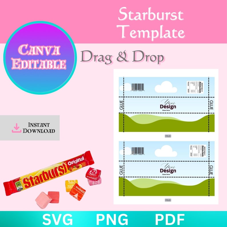 Starburst Template, Starburst Candy, Starburst Digital, Star Pattern ...