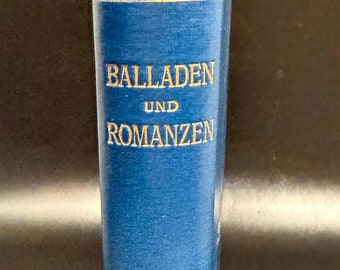 Balladen and Romanian by CA Buchheim PhD 1895 Vintage book