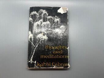 Thoughts and Meditations 1960 Kahil Gibran Rare First Edition