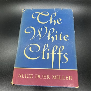 Recueil de poèmes vintage Les falaises blanches d'Alice Duer Miller 1940