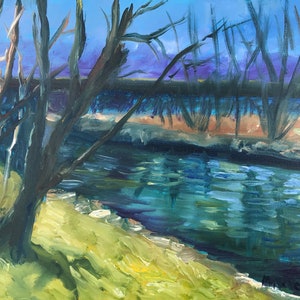 Brandywine River Museum Painting: Framed Landscape Art