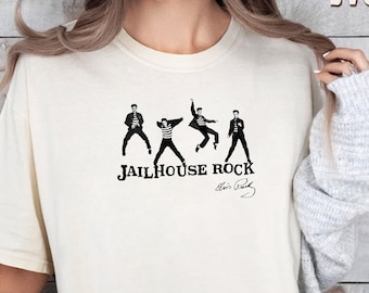 Elvis Presley Jailhouse Shirt, Elvis Presley Gift, Elvis Presley Merch, Elvis Presley Fan, Elvis Presley Lovers, King Of Rock And Roll Shirt