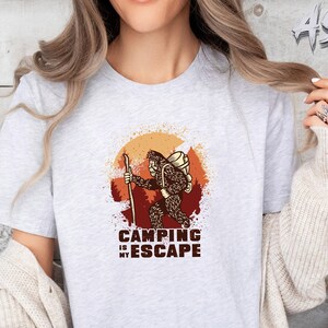 Camping Is My Escape T-Shirt, In My Camping Era Shirt, Camping Family Shirt, Camping Lover Tee, Camping Squad Shirts, Adventure T-shirt