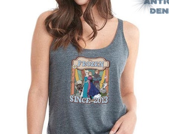 Frozen Tank Top, Elsa Tank Top, Disney Frozen Characters Tank Top, Frozen Olaf Tank Top, Retro Frozen Tank Top, Disney Princess Gift