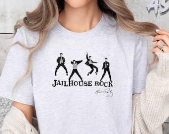 Elvis Presley Jailhouse Shirt, Elvis Presley Gift, Elvis Presley Merch, Elvis Presley Fan, Elvis Presley Lovers, King Of Rock And Roll Shirt