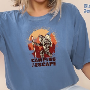 Camping Is My Escape T-Shirt, In My Camping Era Shirt, Camping Family Shirt, Camping Lover Tee, Camping Squad Shirts, Adventure T-shirt