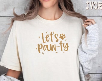 Dog Birthday Party, Lets Paw ty Shirt, Puppy Birthday Shirt, Lets Paw-Ty, Dog Shirt, Rescue Dog Mom, Paw-ty Shirt, Dog Birthday Shirt