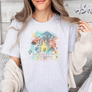 His Mercies Are New Every Morning Shirt, Christian Shirt, Jesus Lover Gift, Bible Verse Shirt, Religious T Shirt, Bible Quote Shirt