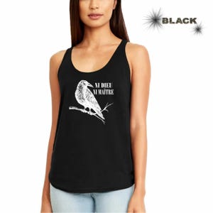 Ni Dieu Ni Maître Tank Top, Anti-Authoritarian Top, Anti Trump Top, Leftist Protest Top, No Gods No Masters Tank Top, Anti-Capitalist Top image 4