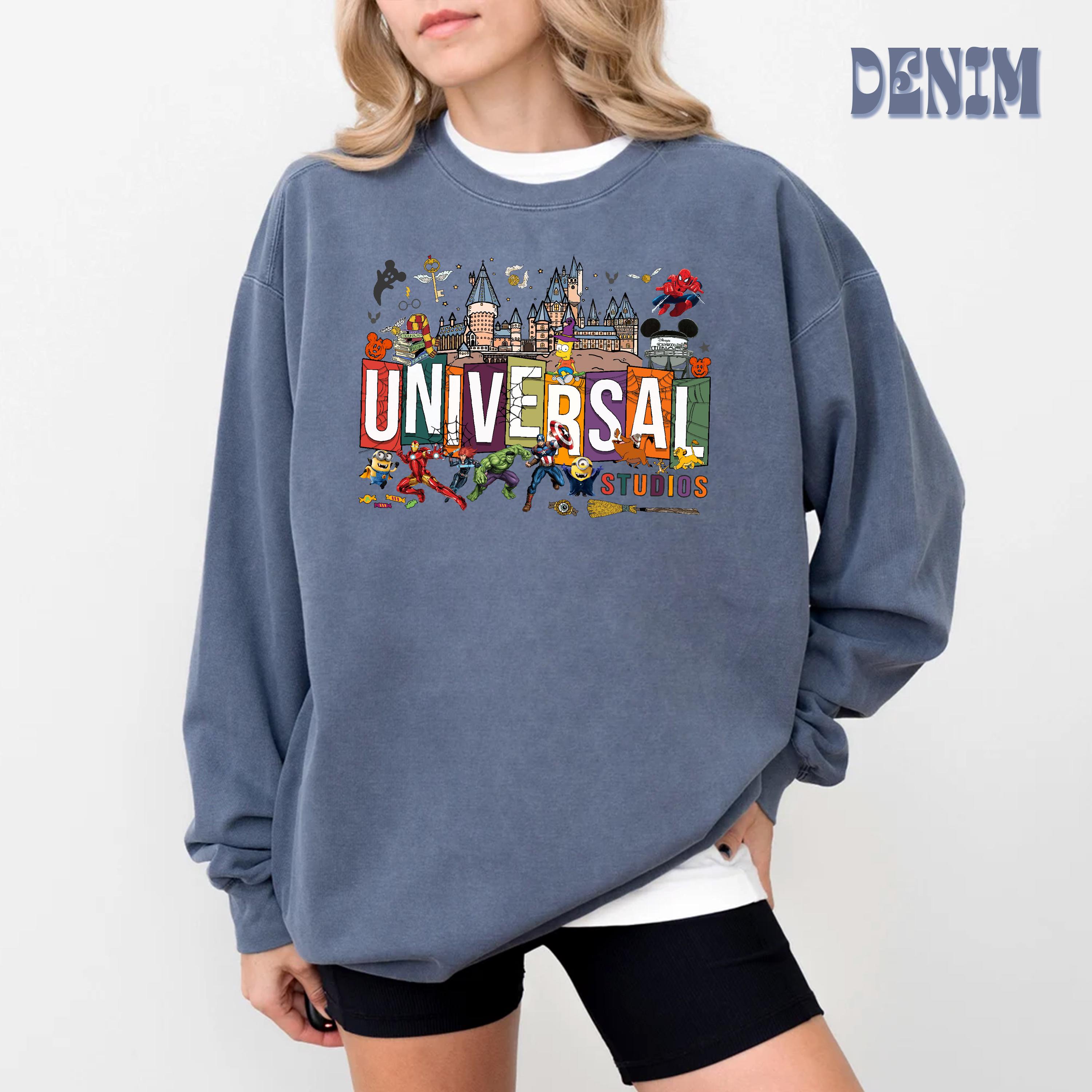 Disney Universal Studios Sweatshirt, Universal Studios Sweater