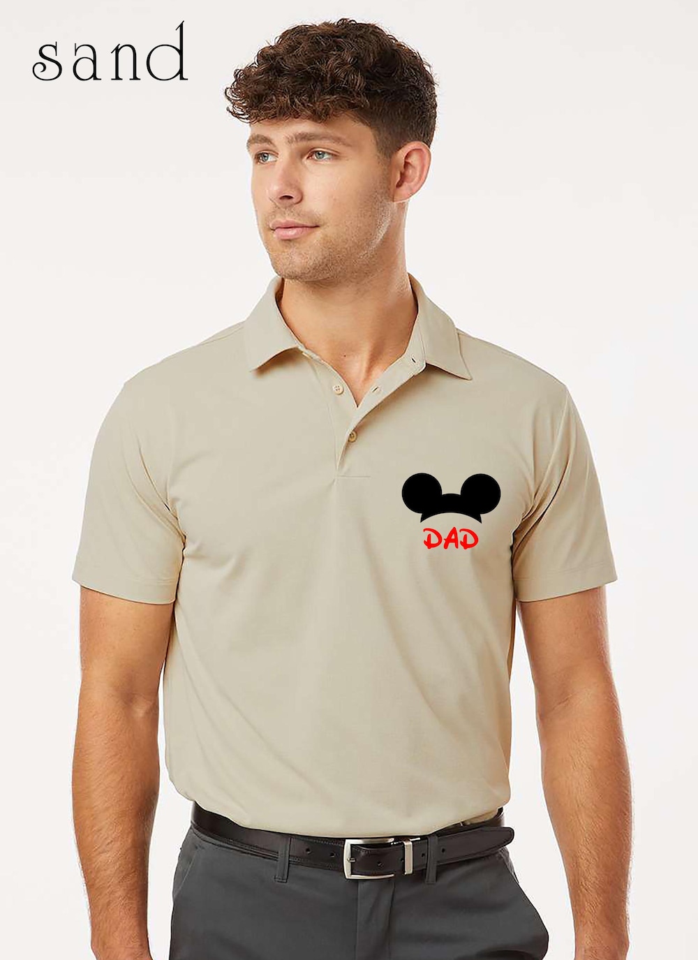 Mickey Mouse Dad Polo Shirt, Best Dad Ever Polo Shirt, Disney Dad Polo, Father'S Day Polo Shirt, Disney Dad Polo Tee