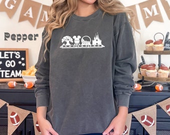 Disney Parks Disney Sweatshirt, Disney Family Vacation Sweater, Disney Mickey Minnie Crewneck, Magic Kingdom Sweatshirt, Epcot Sweatshirt