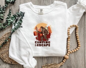 Camping Is My Escape Sweatshirt, In My Camping Era Sweater, Camping Family Crewneck, Camping Lover Sweatshirt, Camping Squad Sweatshirt