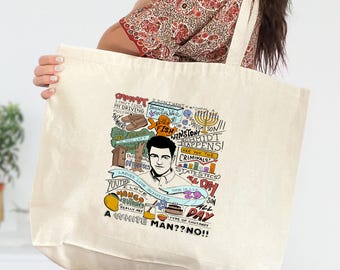 Schmidt Quotes Tote Bag, New Girl Show Tote Bag, Funny New Girl Show Themed Tote, Cute New Girl Tote, New Girl Mood Tote