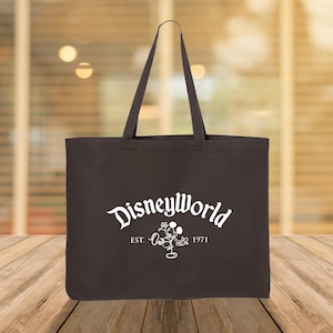 DisneyWorld Est 1971 Tote Bag, Cute Mickey Mouse Bag, Disneyland Tote Bag, Disney Lovers Bag, Mickey Mouse Bag, Mickey Bag