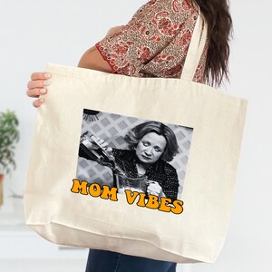 Mom Vibes Tote Bag, Mom Beach Bag, Mother&#39;s Day Gift Idea, Mom Birthday Gift, New Mom Tote, Mama Mom Bruh Tote Bag