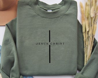 Christ is King Sweatshirt, Armor of God, Jesus Sweatshirt, Christian Crewneck, Jesus is King Sweatshirt, Faith Sweater, Bible Verse Sweater
