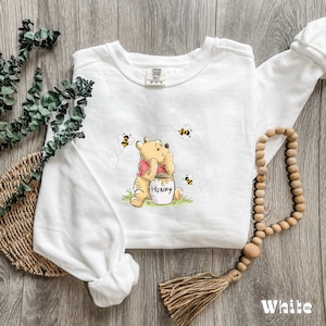 Classic Pooh Bear Sweatshirt, Winnie The Pooh est 1926 Sweater, Hundred Acre Woods Honey Co. Crewneck, Disney Pooh Sweatshirt