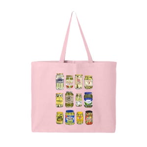 Canned Pickles Tote Bag, Pickle Bag, Vintage Canned Pickles Bag, Pickle Jar Bag, Canning Bag, Pickle Lovers Bag, Pickle Jar Bag