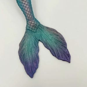 Ariel live action silicone mermaid tail and bra for doll image 3