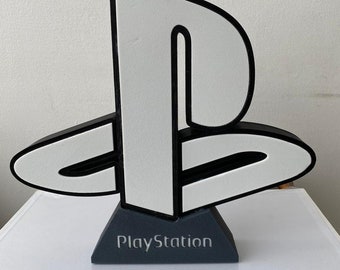 PlayStation Lamp - 3D Printed - STL Digital File - Gamer Decoration