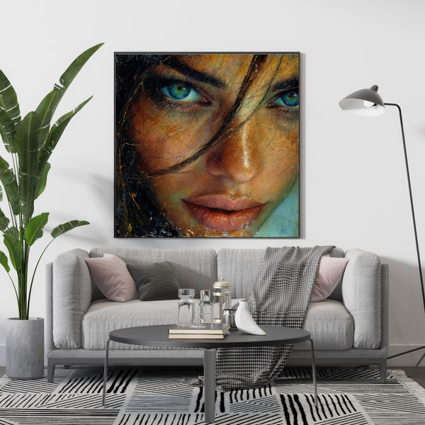 Bold and Beautiful Woman | Digital Art Print | Wall Art | AI Generated | AI Art | Digital Download | Home Decor | Printable Art