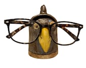 Brillenhalter in Vogelform - handgefertigter aus Keramik, stilvolle und praktische Brillenaufbewahrung - Geschenkidee für Brillenträger